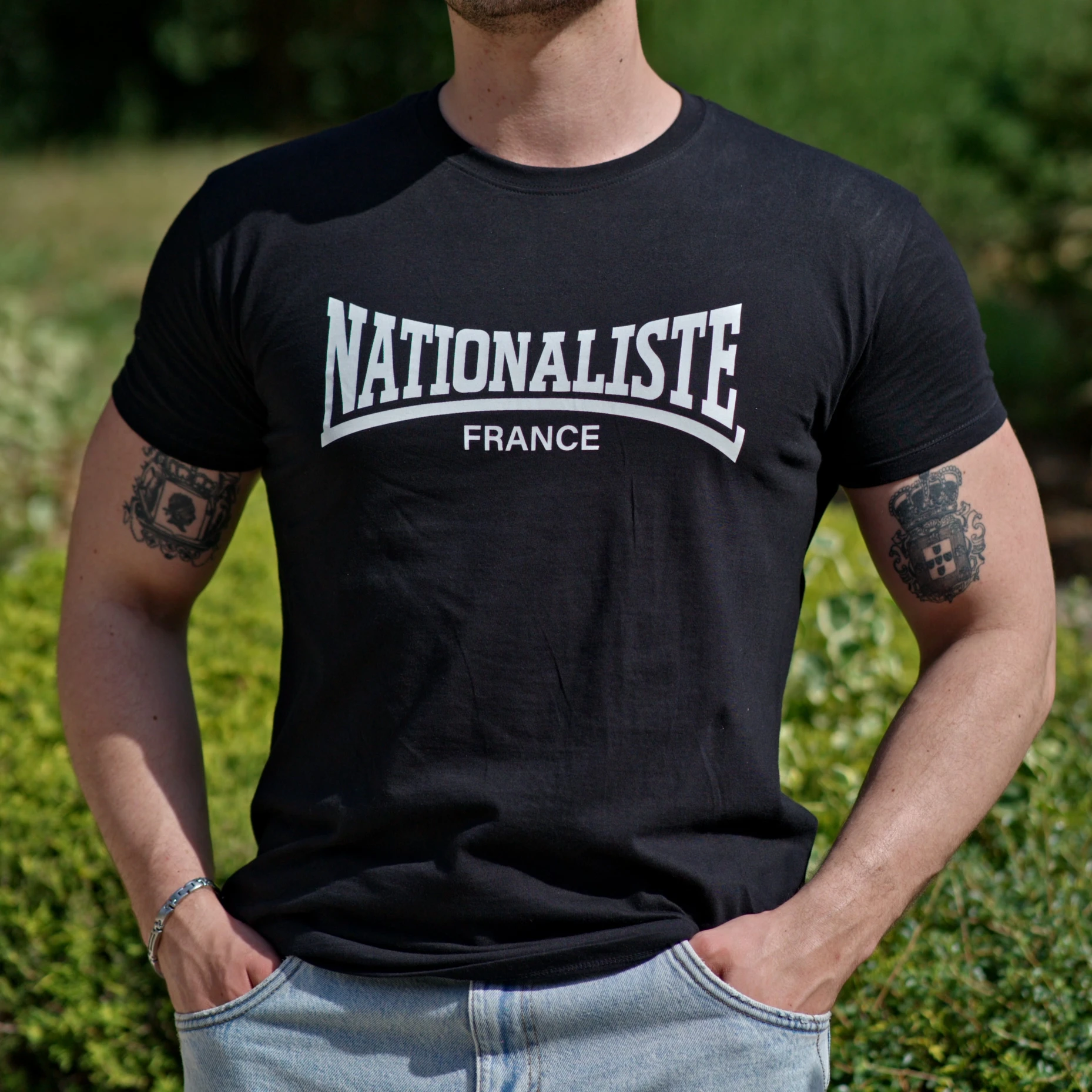 T-Shirt Nationaliste France noir