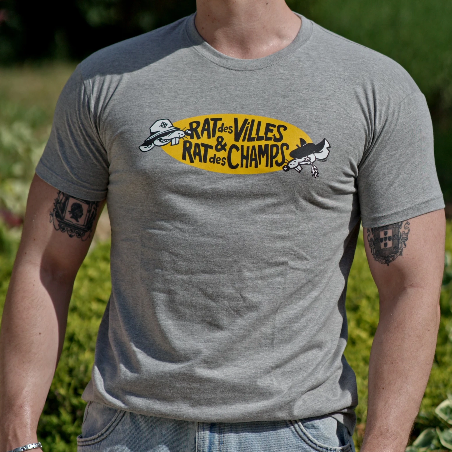 T-Shirt Rat des Villes et Rat des Champs