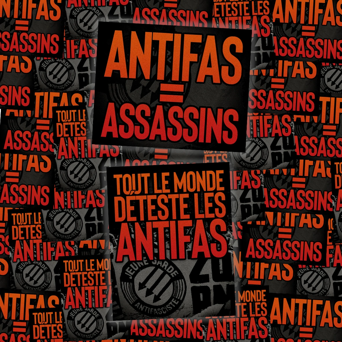 Pack de 100 sticks Antifas Assassins
